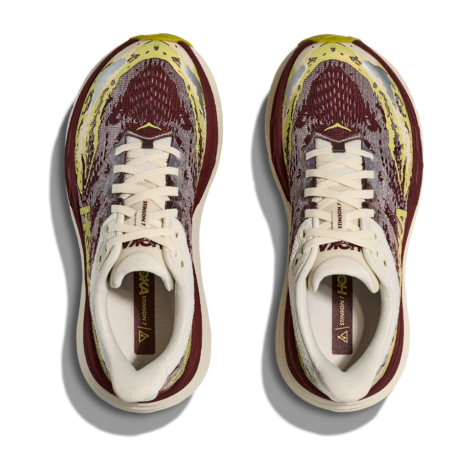 HOKA Women's Stinson 7 Truffle Salt/Dark Cedar