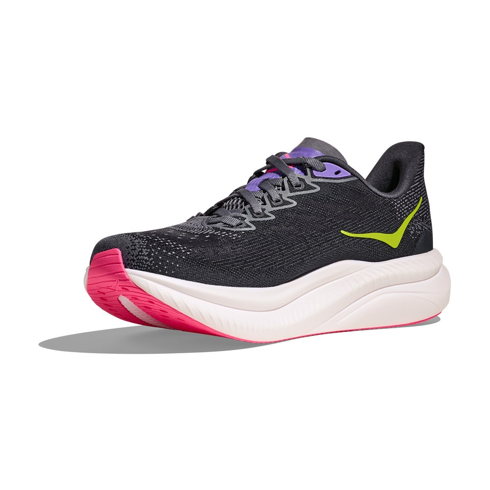 HOKA Women's Mach 6 Grey Skies/Charcoal Grey