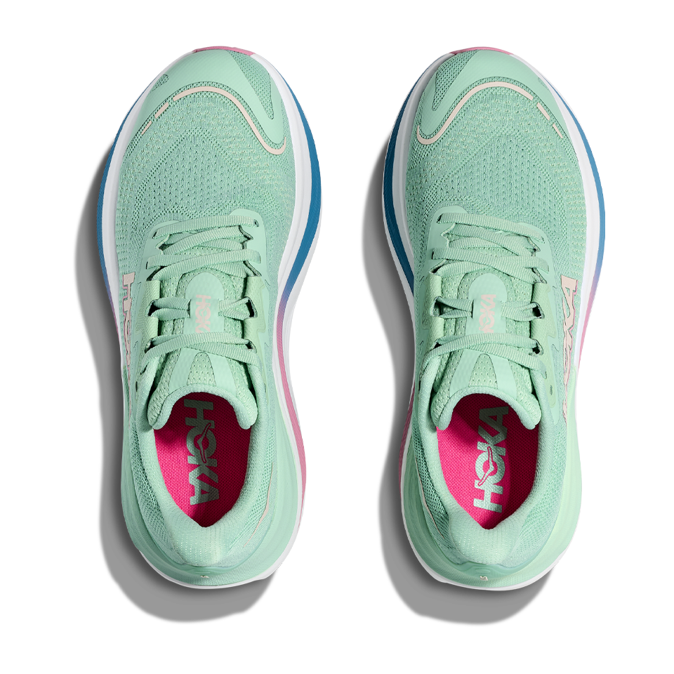 HOKA Women's Skyward X Jadeite/Dried Rose