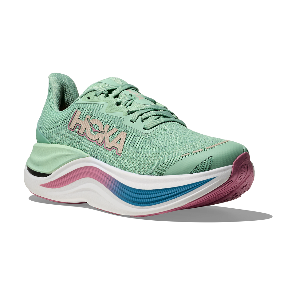 HOKA Women's Skyward X Jadeite/Dried Rose