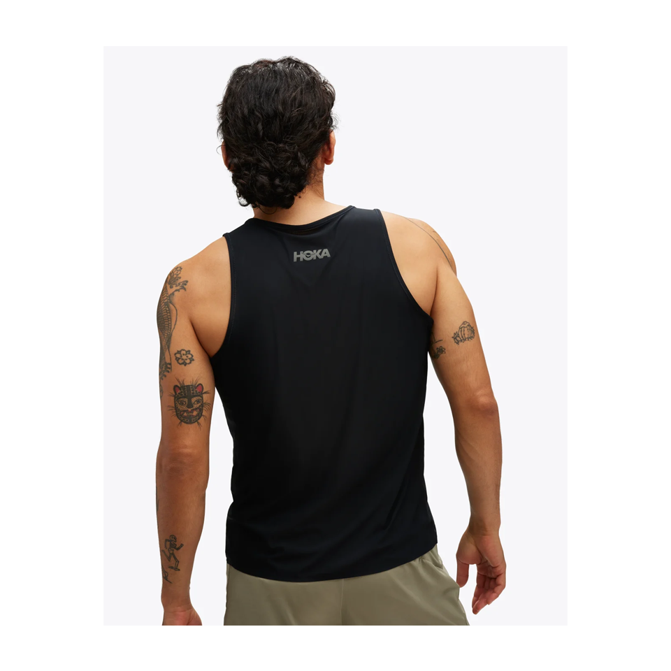 HOKA Men's Airolite Run Tank Black