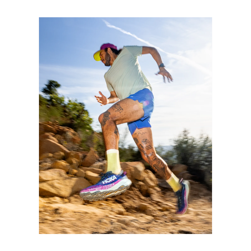 HOKA Men's Glide 5'' Short w/Brief Ultramarine