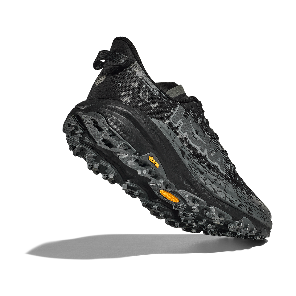 HOKA Men's Speedgoat 6 GTX Wide Black/Outer Orbit