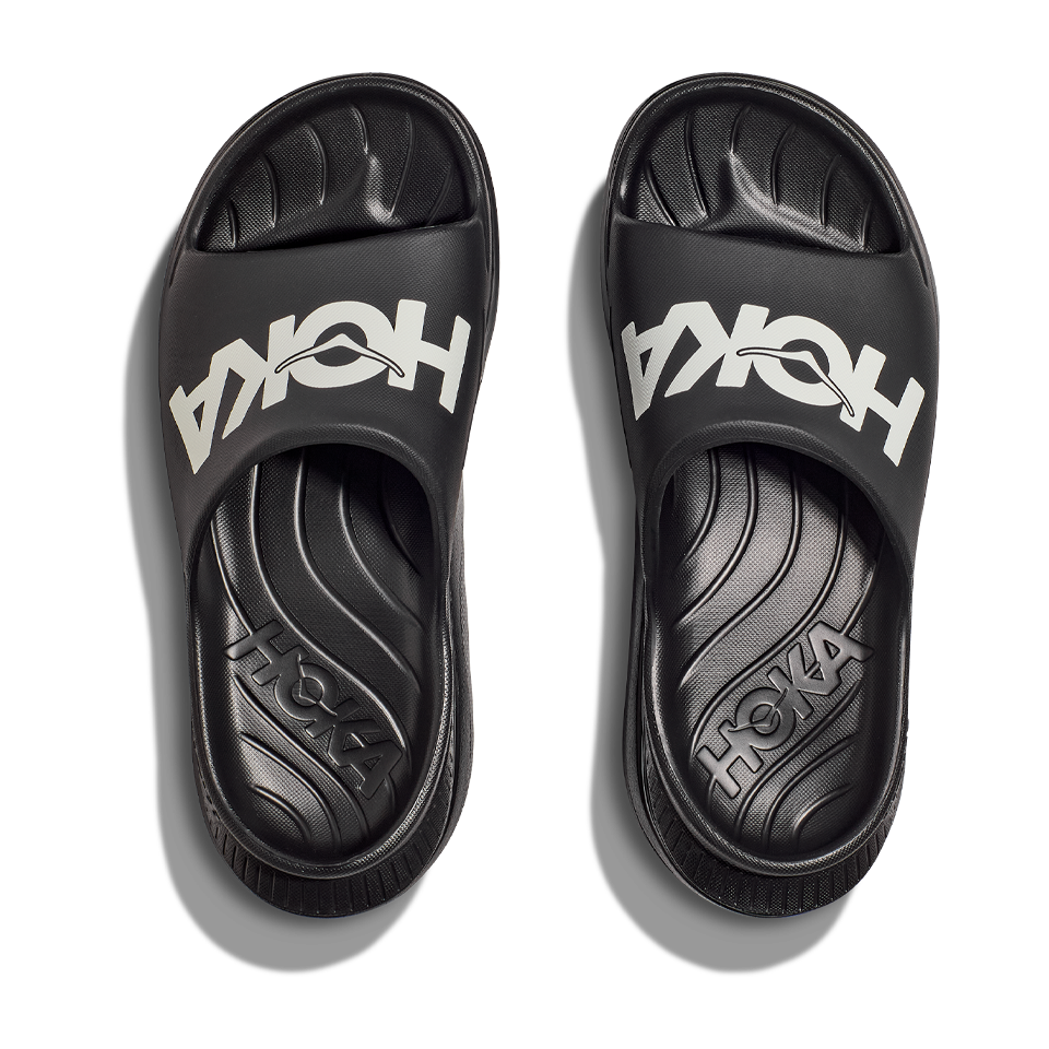 HOKA All Gender Ora Athletic Slide Black/White