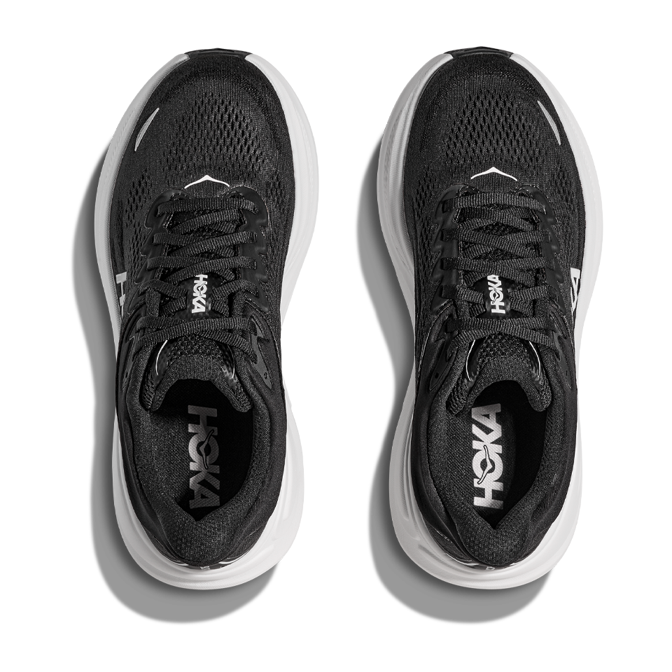 HOKA Men's Bondi 9 Wide Black/White