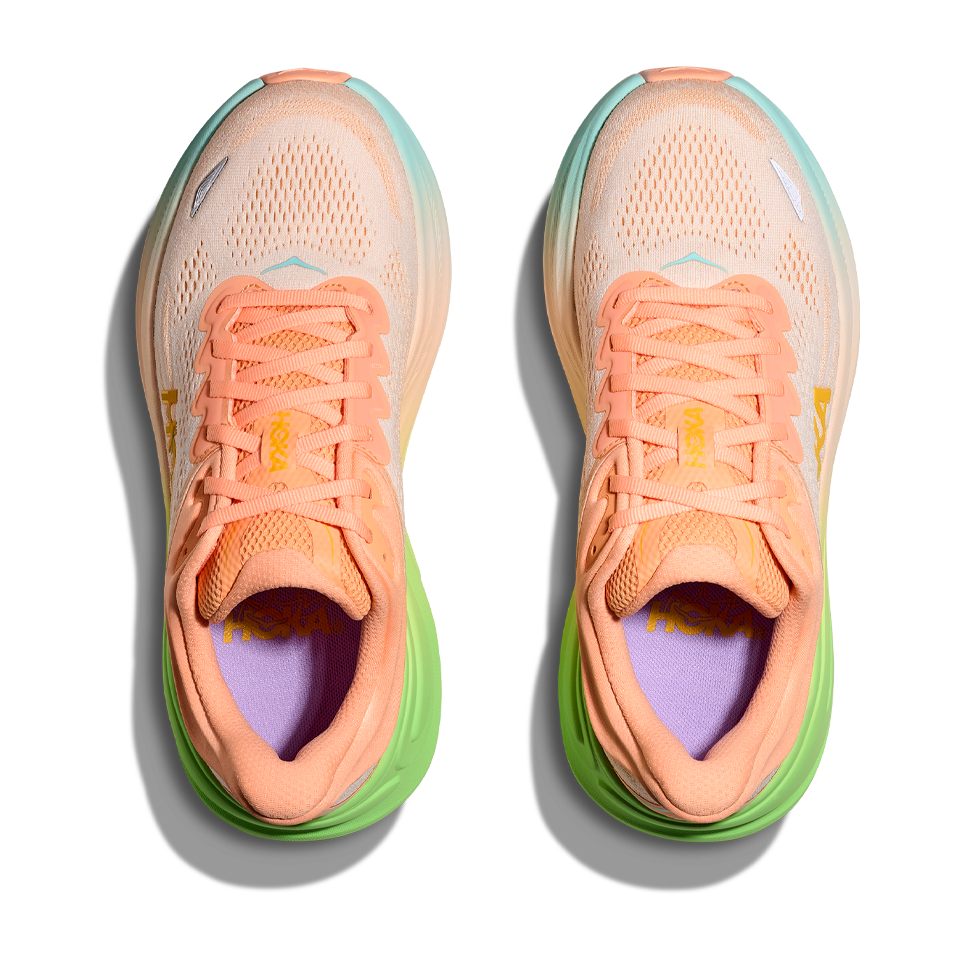 HOKA Women's Bondi 9 Frost/Pale Tangerine