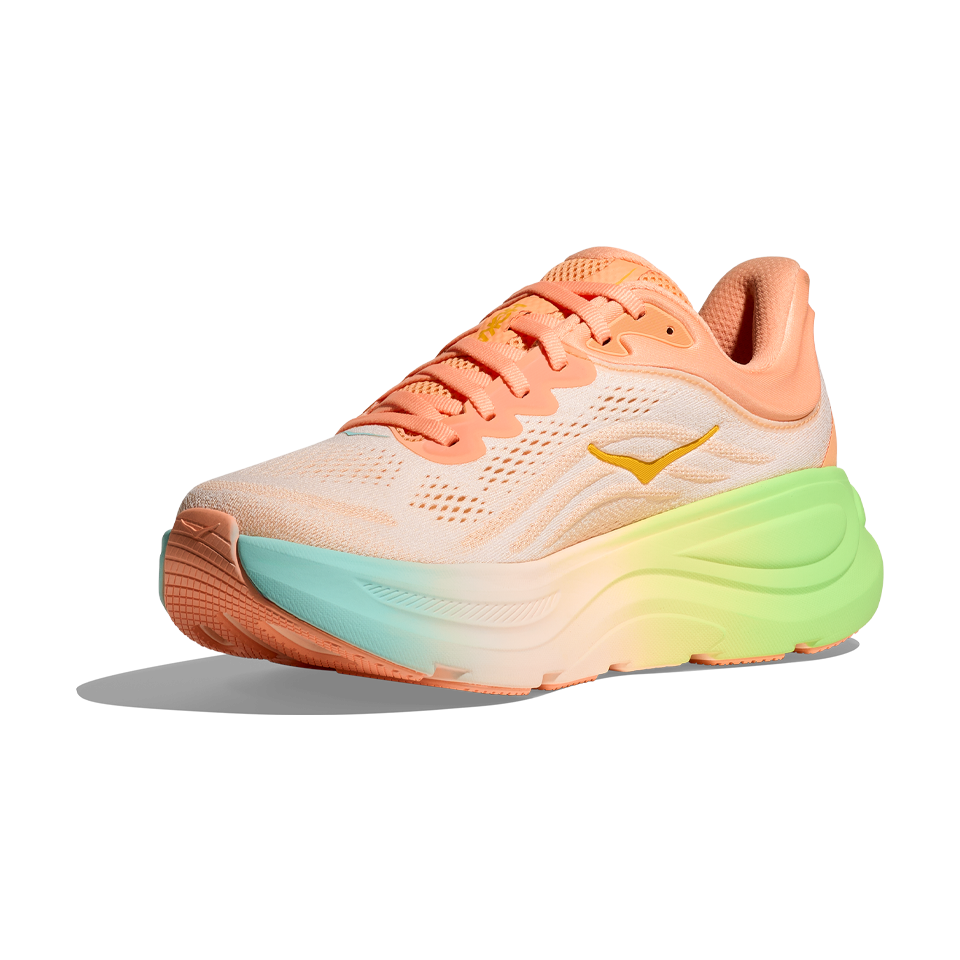 HOKA Women's Bondi 9 Frost/Pale Tangerine