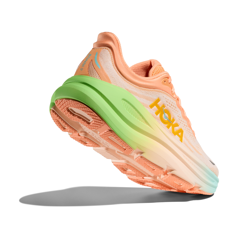 HOKA Women's Bondi 9 Frost/Pale Tangerine