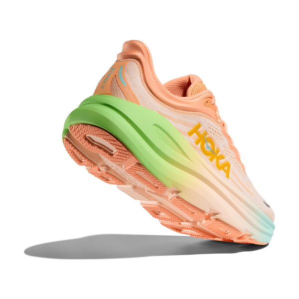 HOKA Women's Bondi 9 Frost/Pale Tangerine - Play Stores Inc