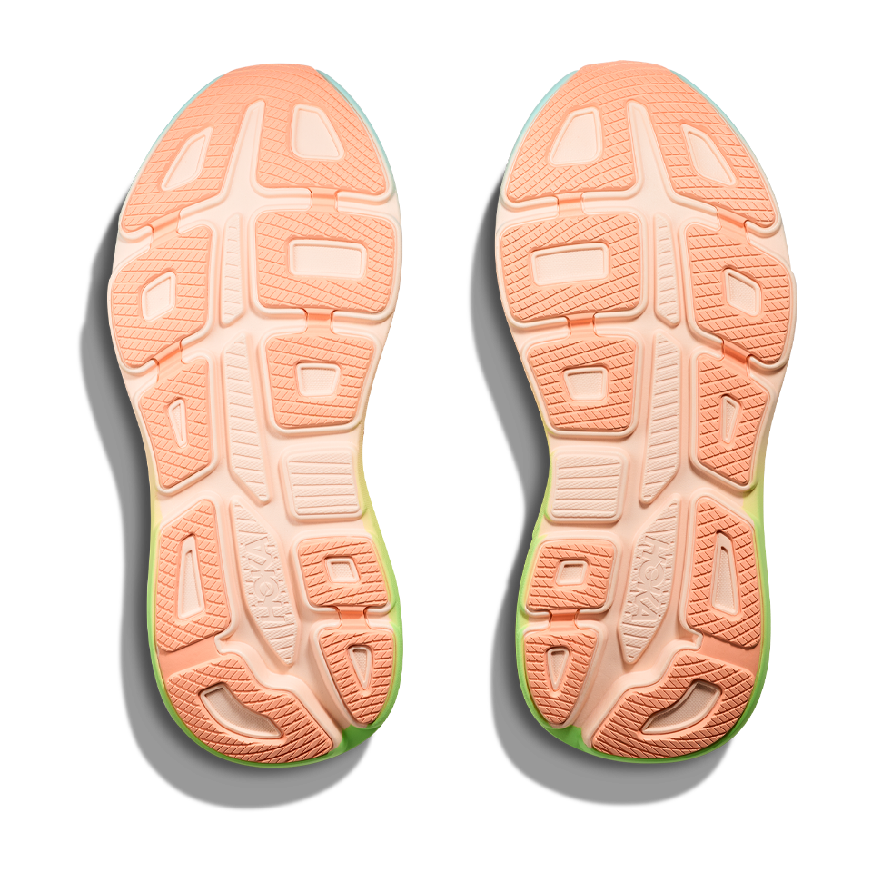 HOKA Women's Bondi 9 Frost/Pale Tangerine