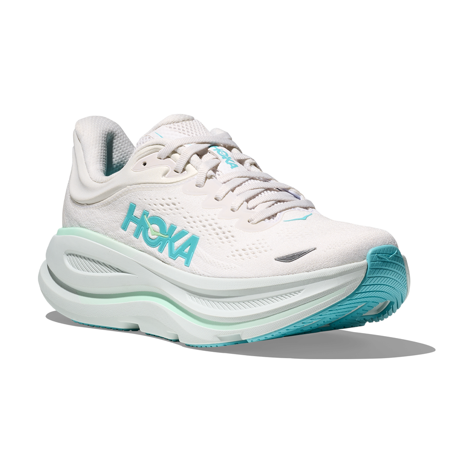 HOKA Women's Bondi 9 Frost/Cielo Blue