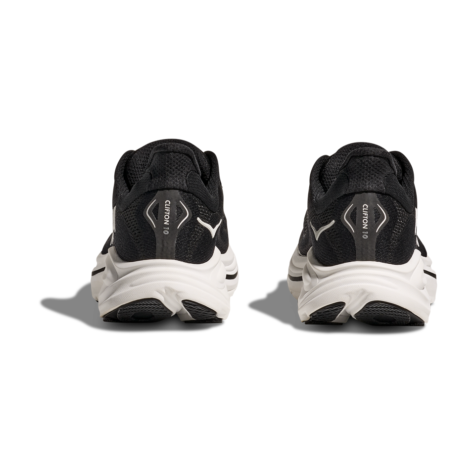 HOKA Men's Clifton 10 Wide Black/White