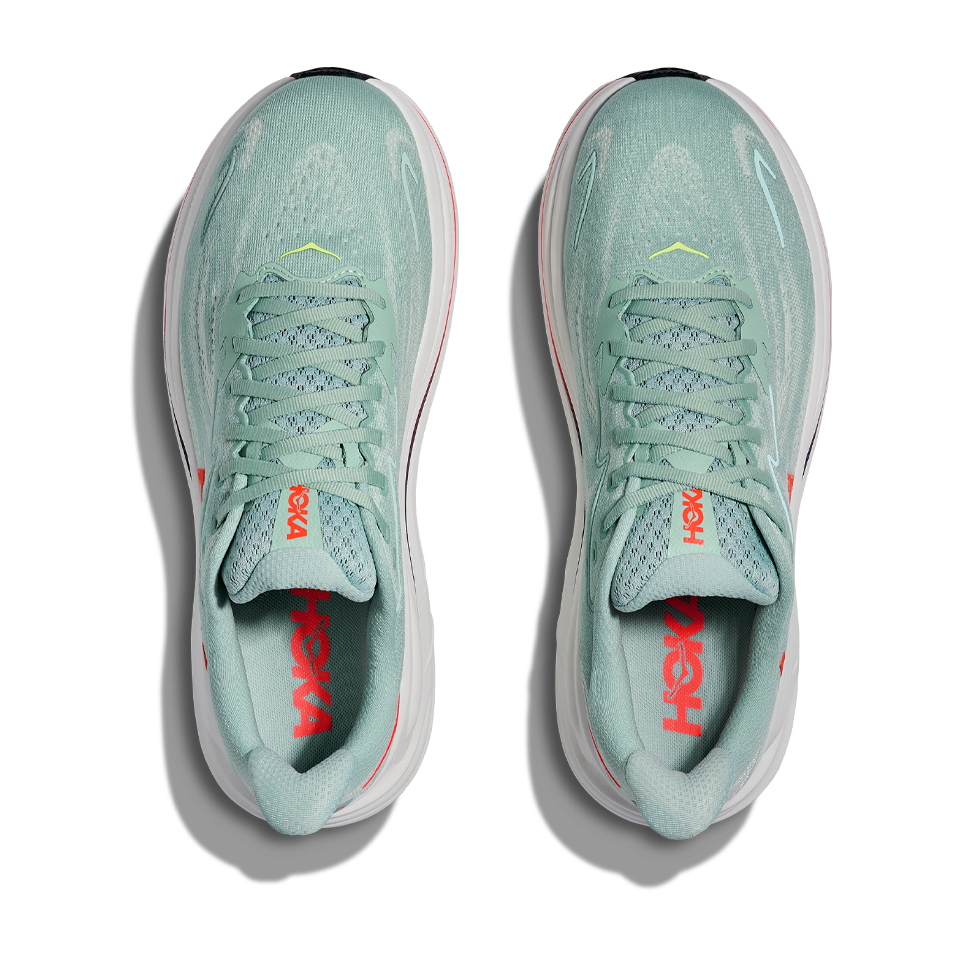 HOKA Men's Clifton 10 Sage/Neon Flame