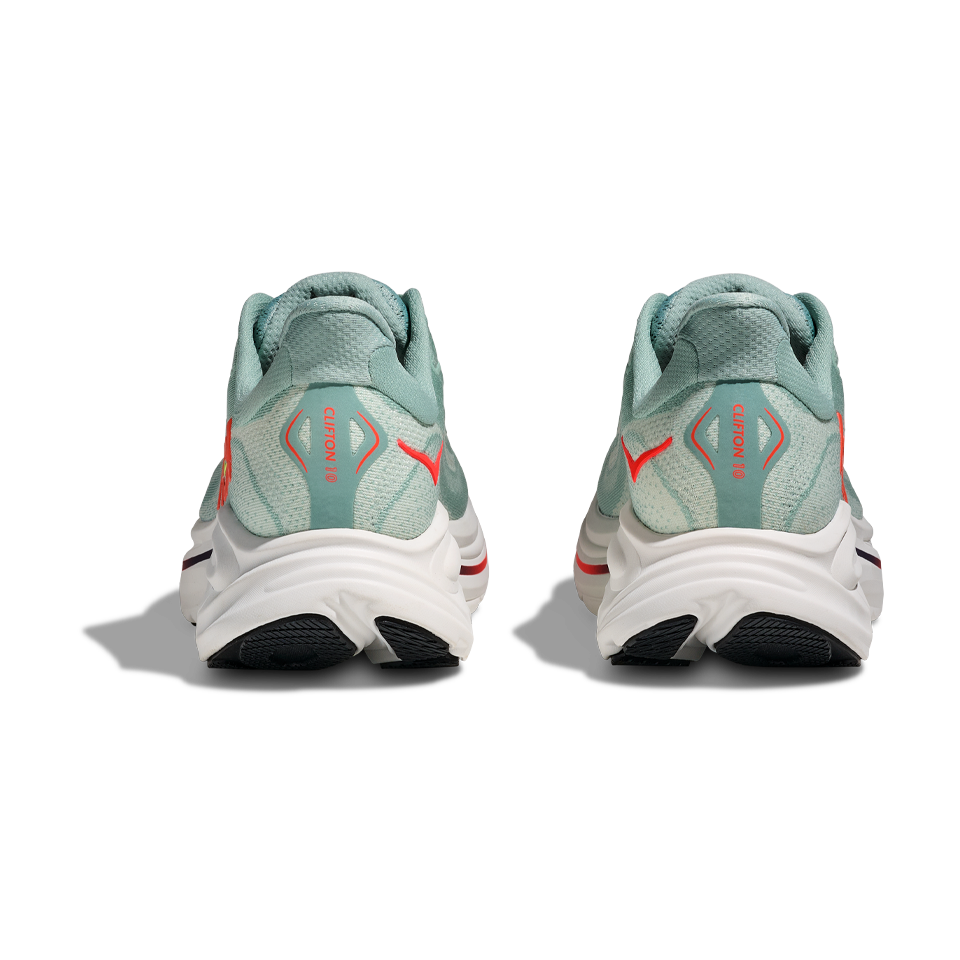 HOKA Men's Clifton 10 Sage/Neon Flame