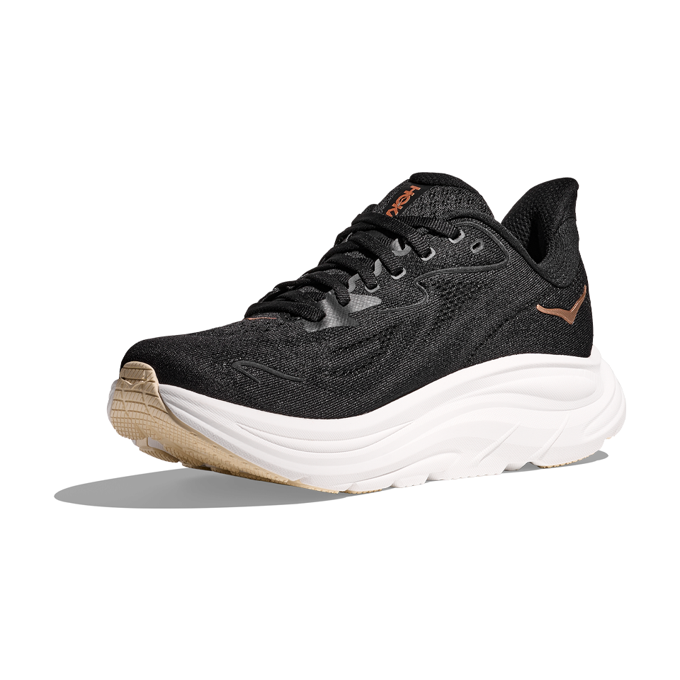 HOKA Women's Clifton 10 Black/Rose Gold