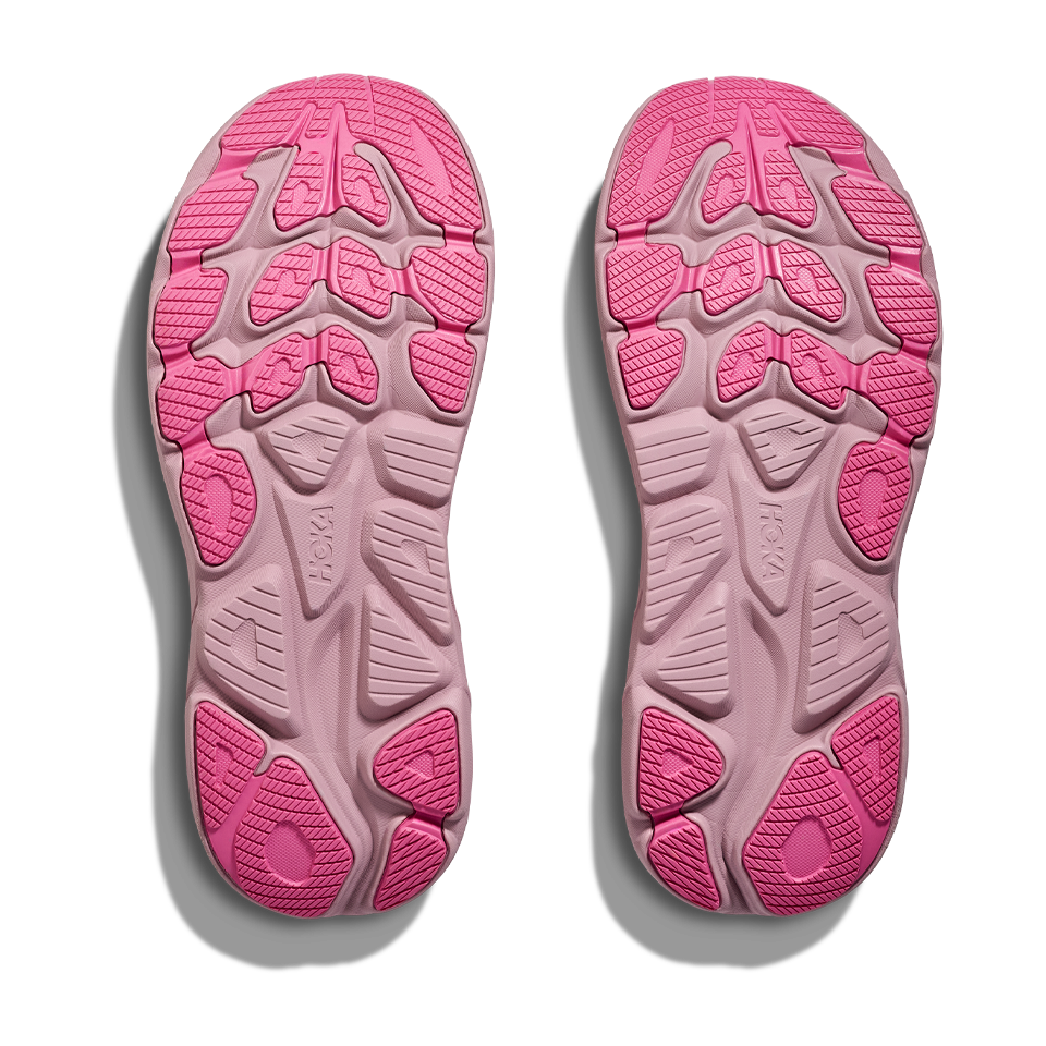 HOKA Women's Clifton 10 Wide Rose Cream/Dried Rose