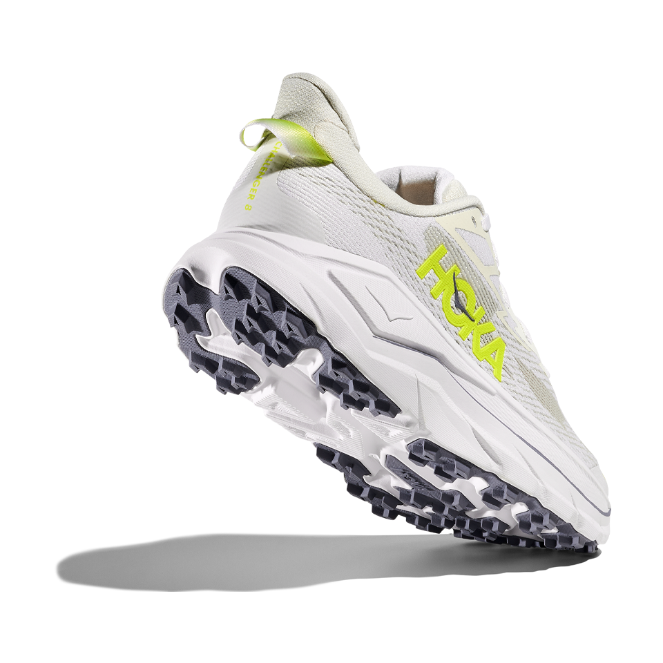 HOKA Women's Challenger 8 White/Neon Hoka Citrus