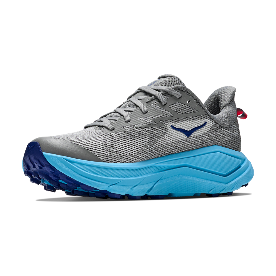 HOKA Women's Challenger 8 Wide Galactic Grey/Soaring Blue
