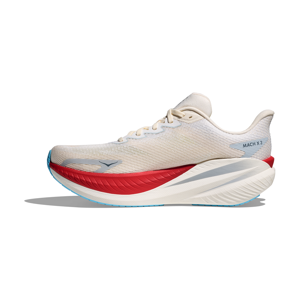 HOKA Men's Mach X 3 White/Alabaster