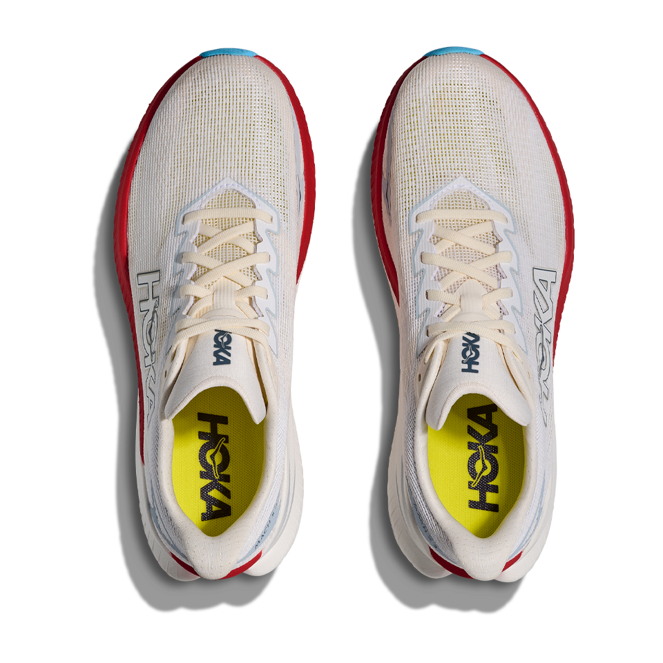 HOKA Men's Mach X 3 White/Alabaster