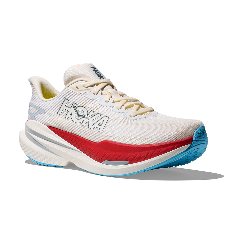 HOKA Men's Mach X 3 White/Alabaster
