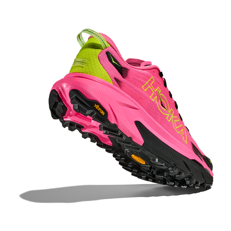 HOKA Womens Mafate 5 Neon Rose/Black