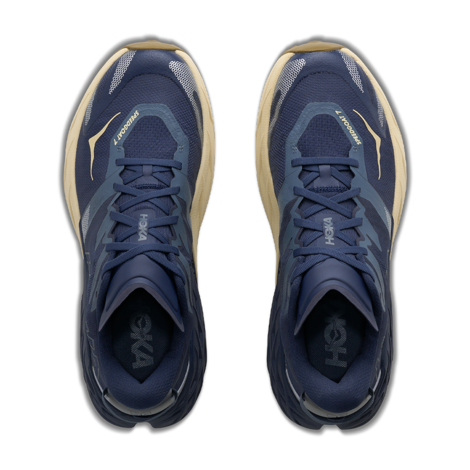 HOKA Men's Speedgoat 7 Varsity Navy/Barley Flour