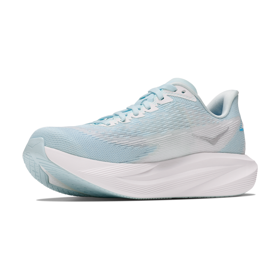 HOKA Women's Mach 7 Glimmering Blue/Frost
