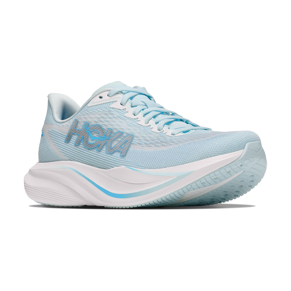 HOKA Women's Mach 7 Glimmering Blue/Frost