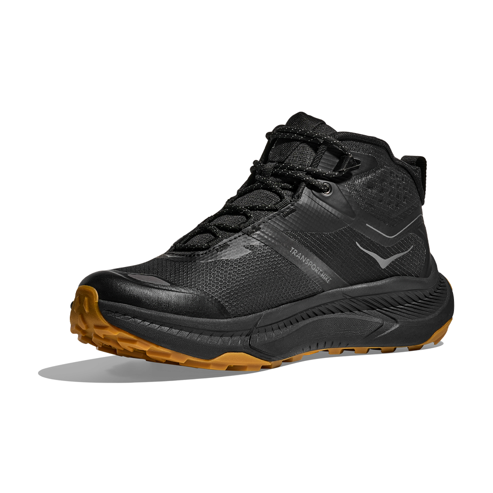 HOKA Men's Transport Hike GTX Black/Black