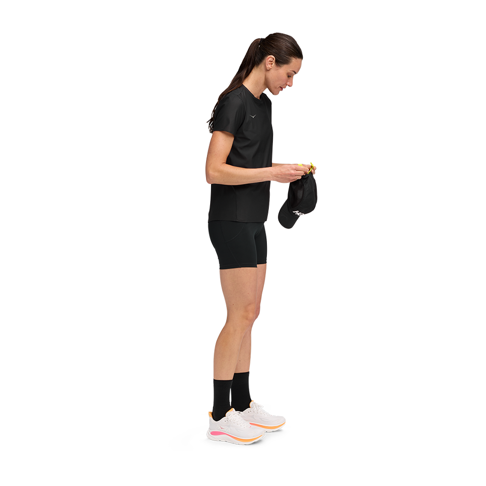 HOKA Women's Airolite Short Sleeve 2.0 Black