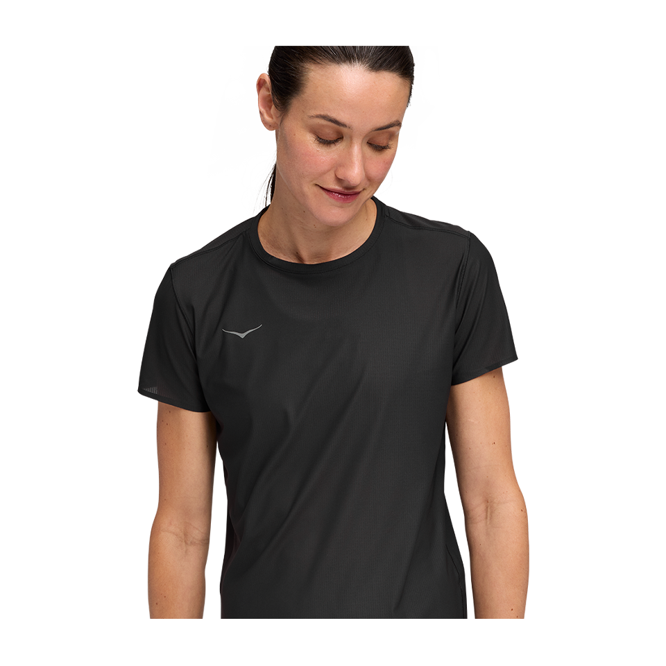 HOKA Women's Airolite Short Sleeve 2.0 Black