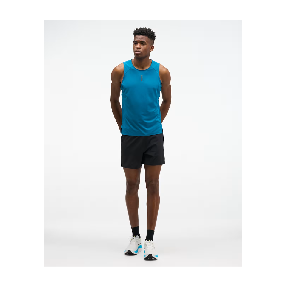 HOKA Men's EveryRun Tank Night Glow Blue