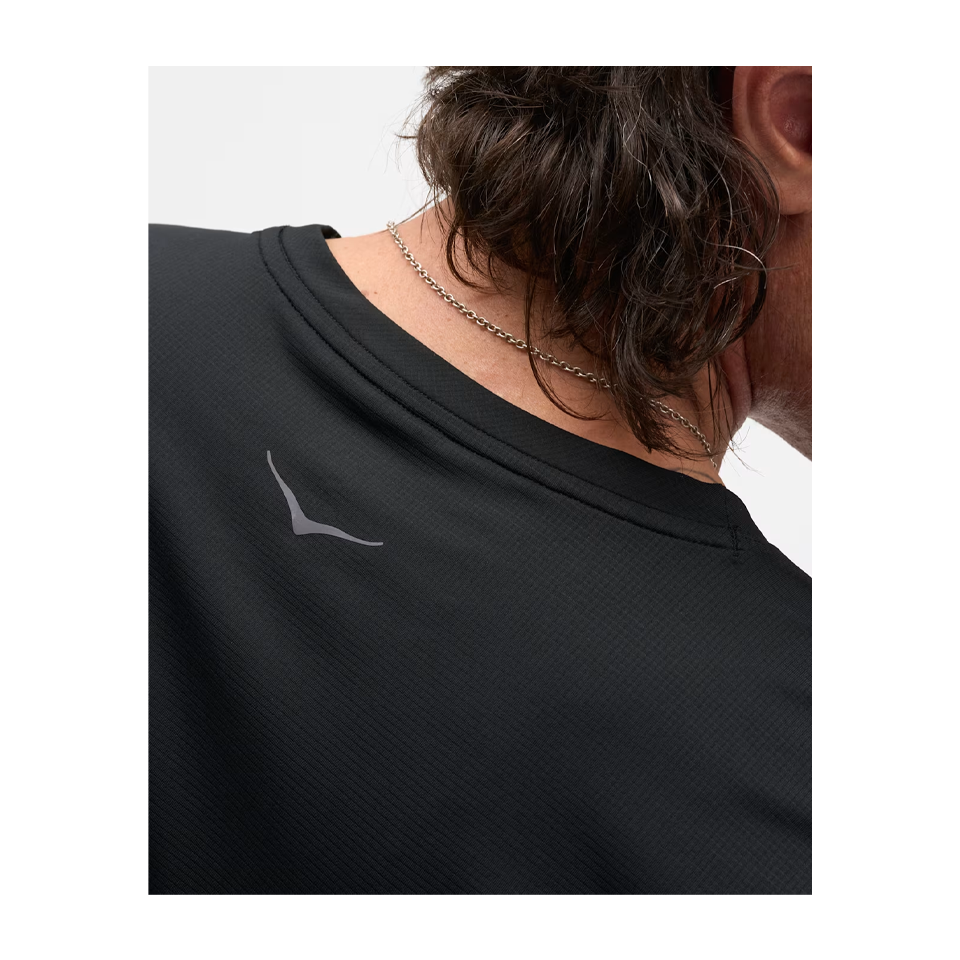 HOKA Men's EveryRun Short Sleeve Black