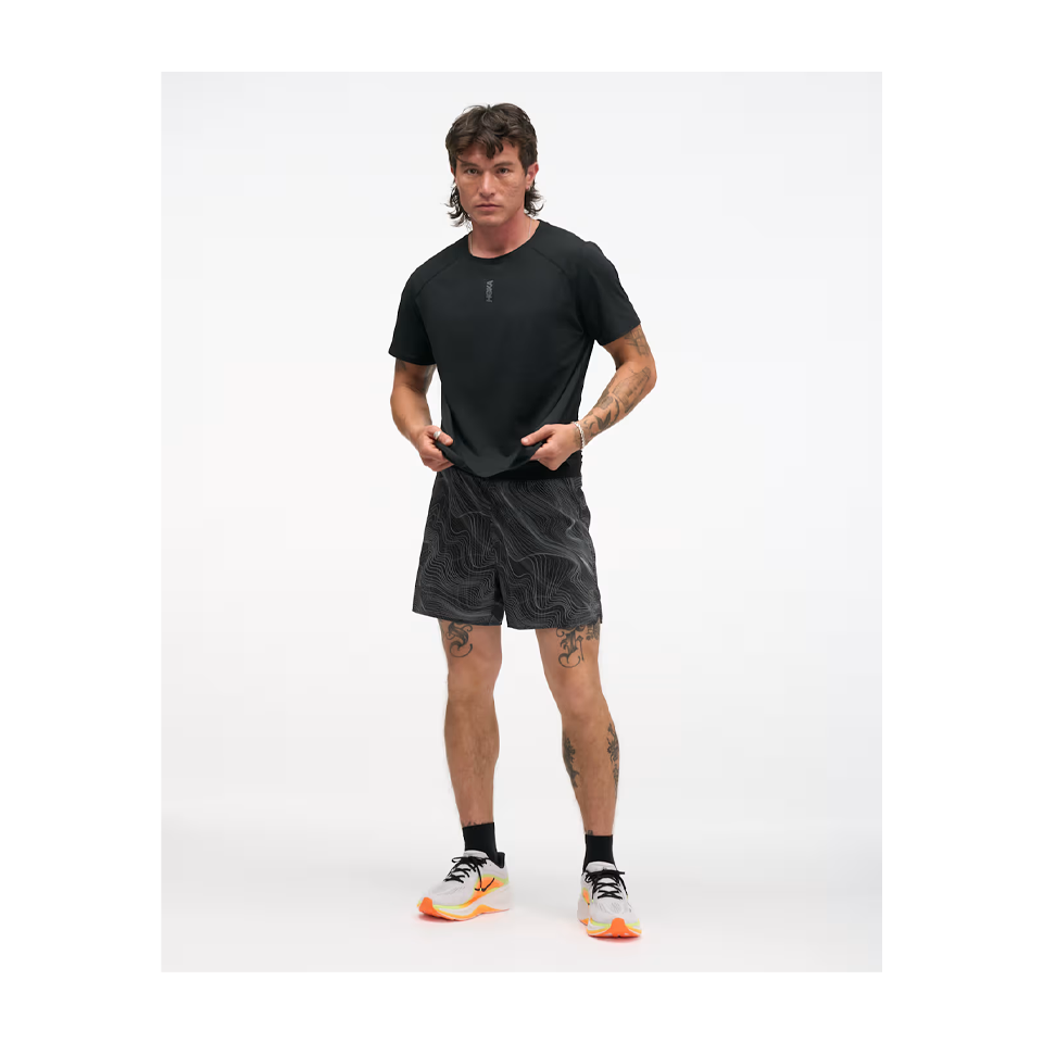 HOKA Men's EveryRun Short Sleeve Black