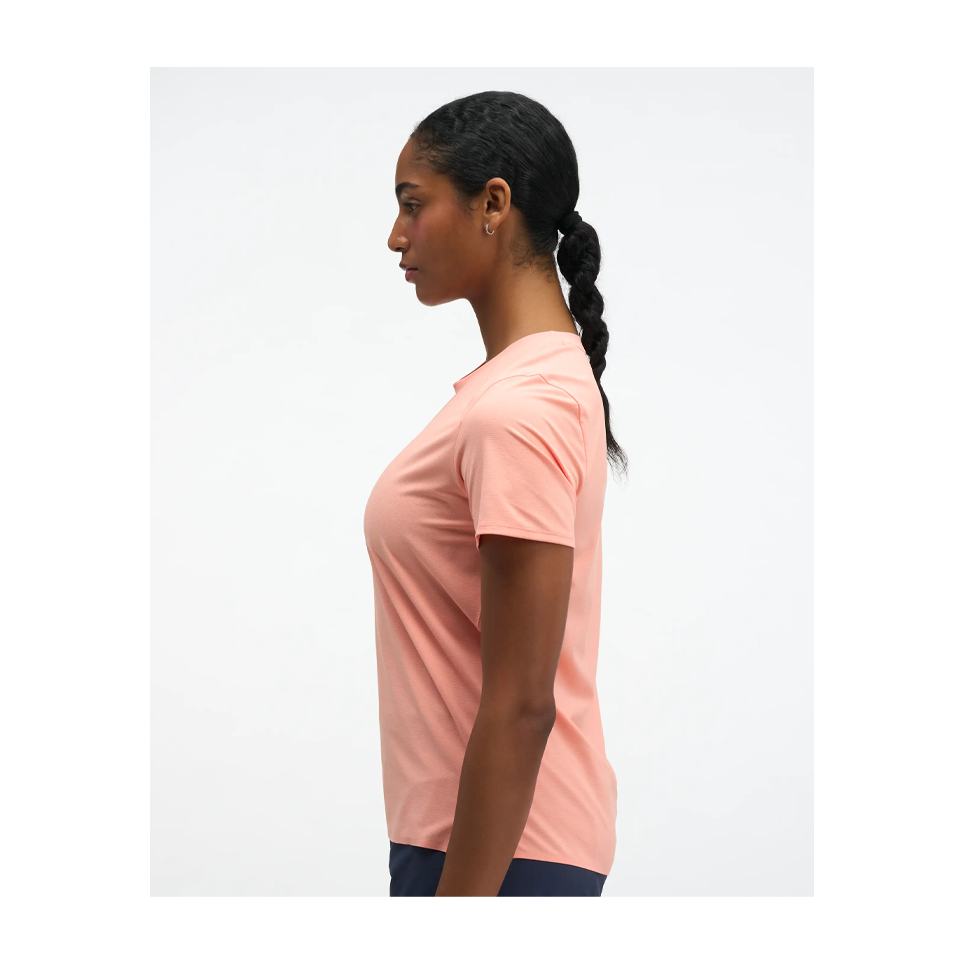 HOKA Women's EveryRun Short Sleeve Sunstone