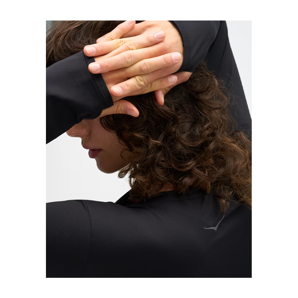 HOKA Women's EveryRun Long Sleeve Black