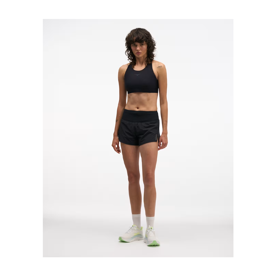 HOKA Women's Glide Short MR 3.5" Brief Black