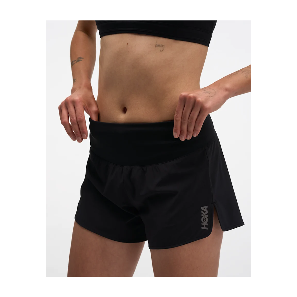 HOKA Women's Glide Short MR 3.5" Brief Black