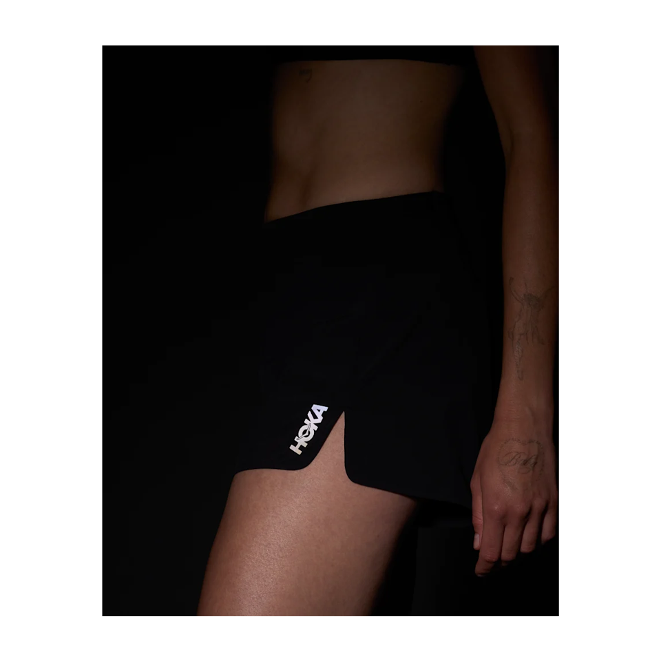 HOKA Women's Glide Short MR 3.5" Brief Black