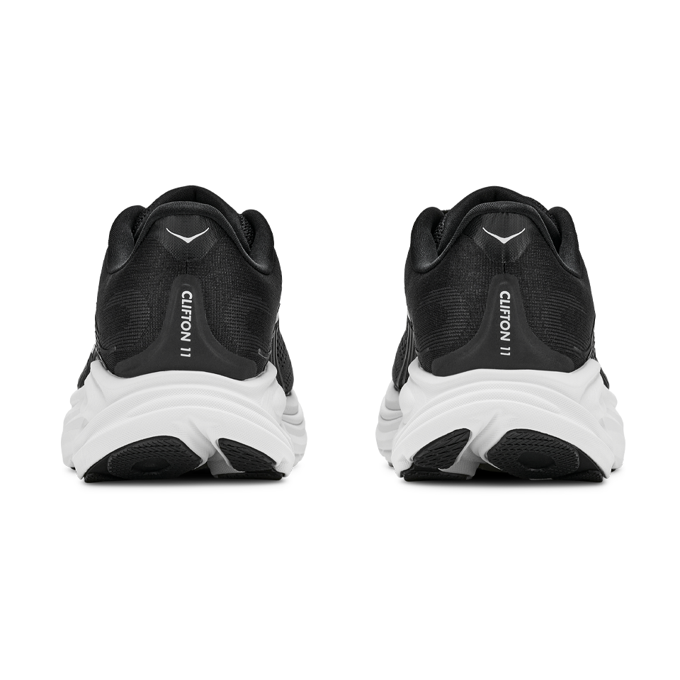 HOKA Men's Clifton 11 Wide Black/White