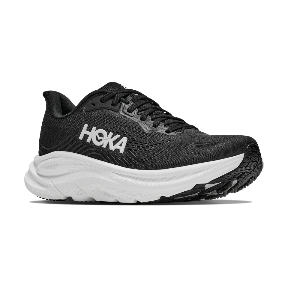 HOKA Men's Clifton 11 Wide Black/White