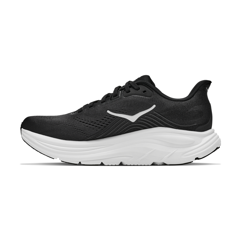 HOKA Men's Clifton 11 Wide Black/White