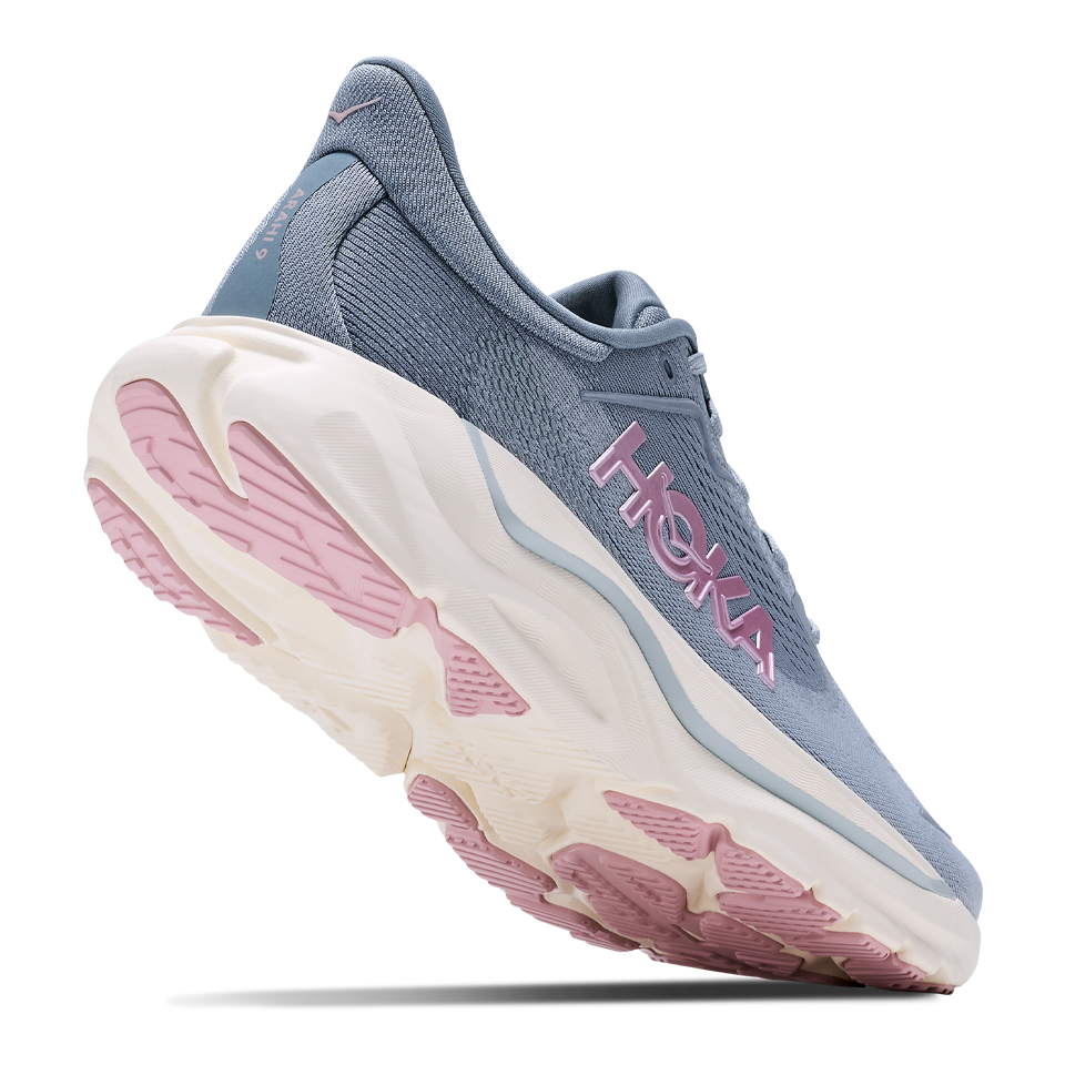 HOKA Women's Arahi 9 GLM Mineral Blue/Washed Blue
