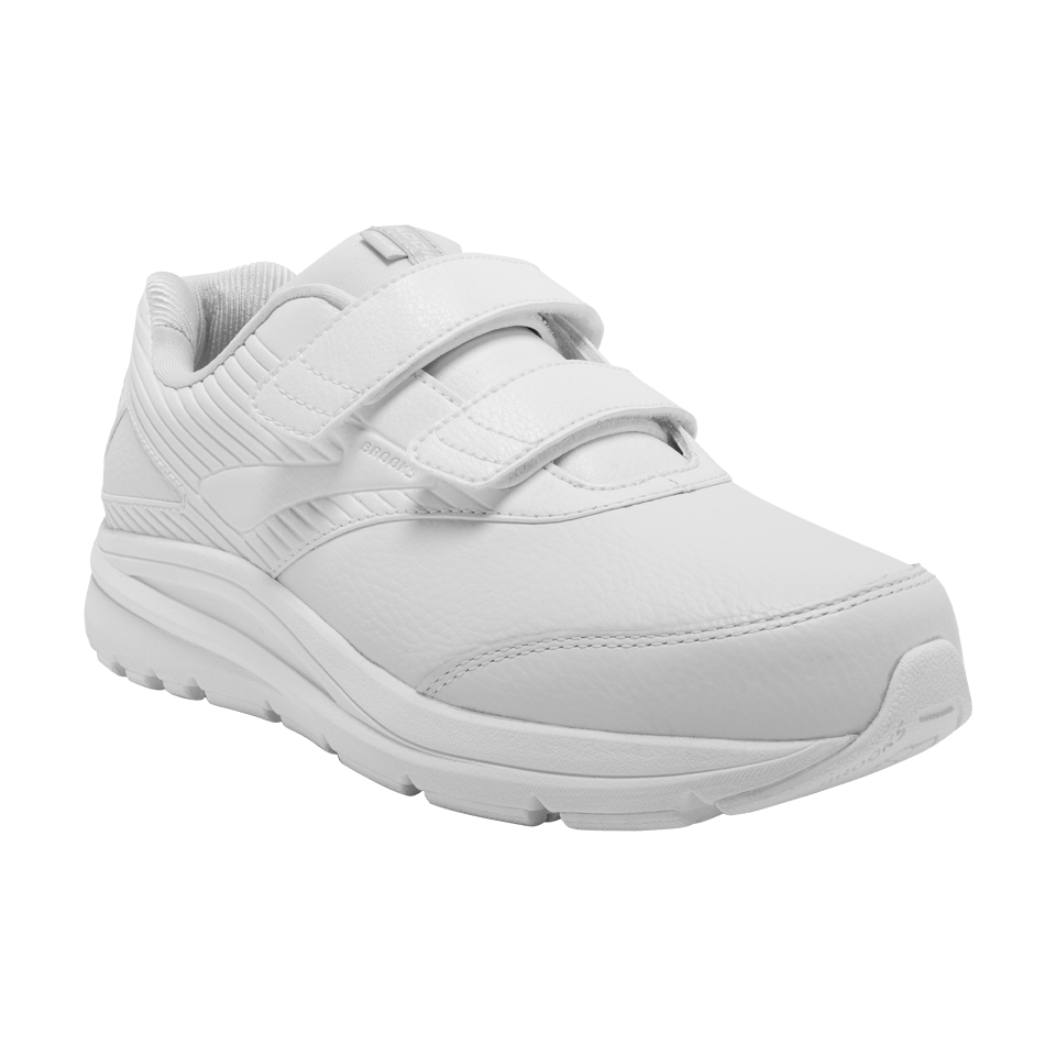 Brooks Women's Addiction Walker V-Strap 2 D Width White/White