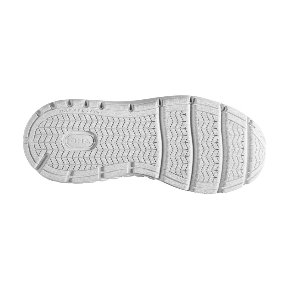 Brooks Women's Addiction Walker V-Strap 2 D Width White/White