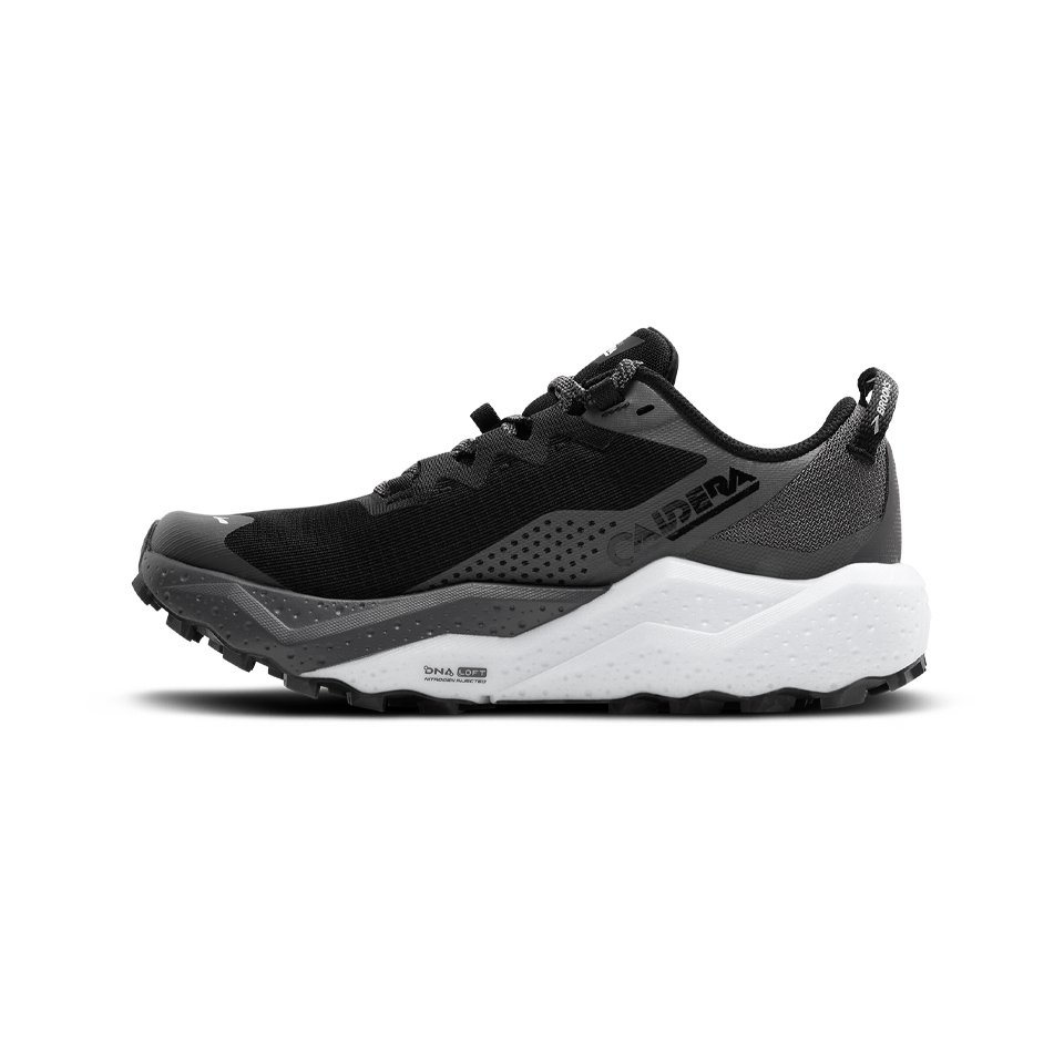 Brooks Women's Caldera 8 Black/Blackened Pearl/White