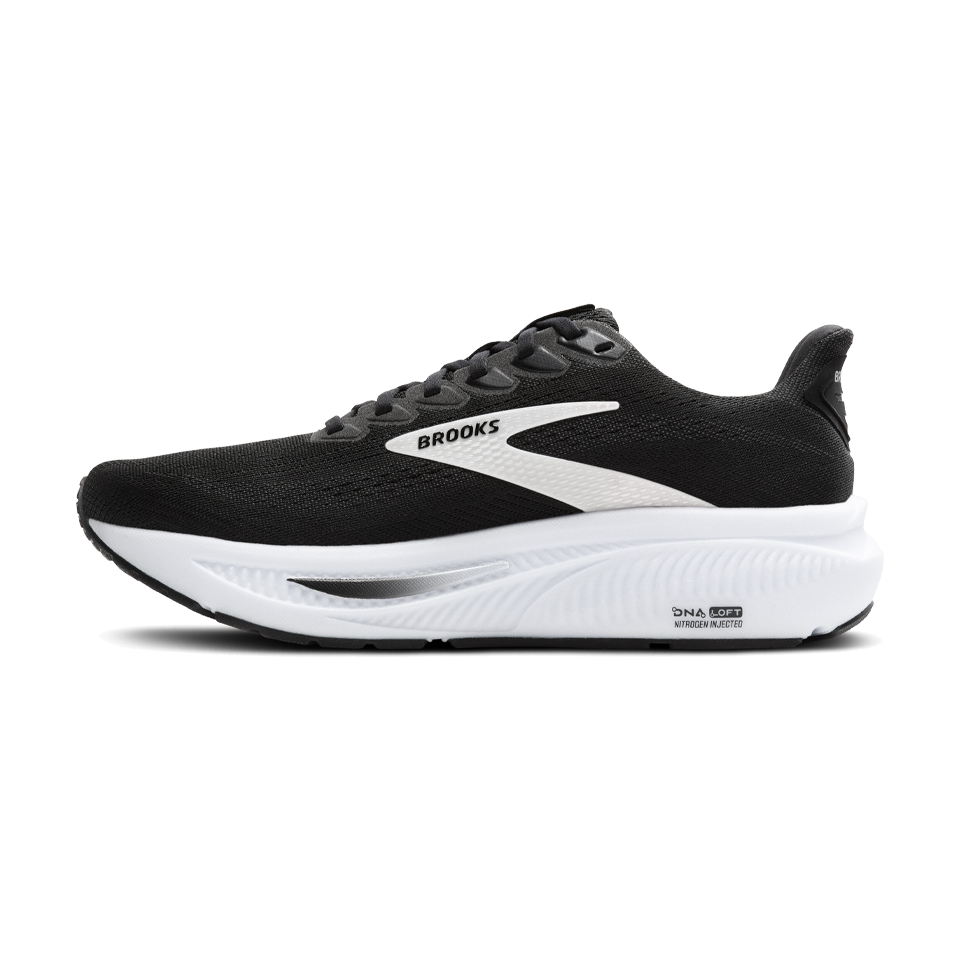 Brooks Women's Ghost 17 B Width Black/Grey/White