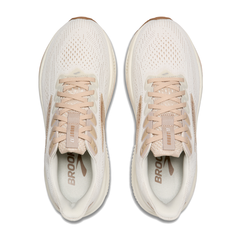 Brooks Women's Ghost 17 B Width Grey/Chateau Grey/Portabella