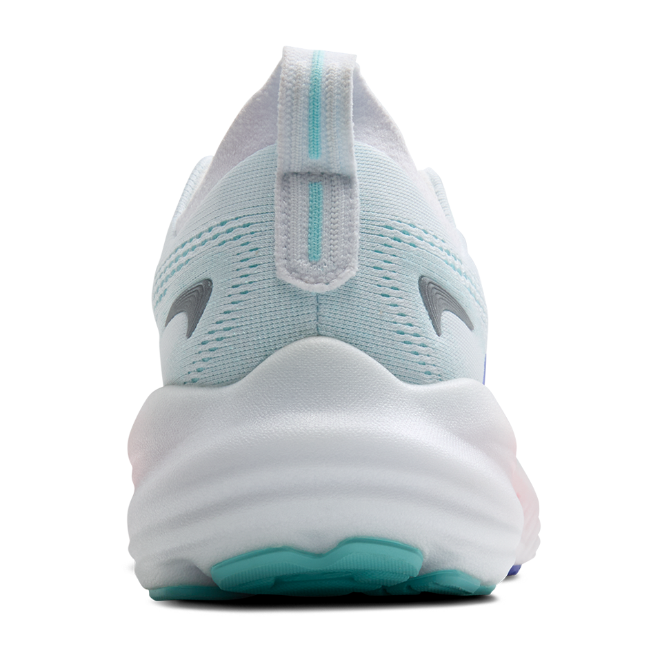 Brooks Women's Glycerin 22 D Width White/Limpet Shell/Amparo Blue